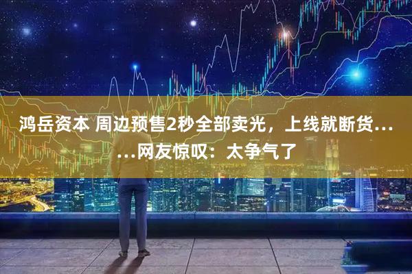 鸿岳资本 周边预售2秒全部卖光，上线就断货……网友惊叹：太争气了